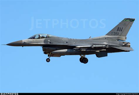 87 0351 General Dynamics F 16c Fighting Falcon United States Us Air Force Usaf Andrea