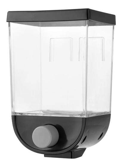 Dispenser De Alimentos E Cereais P Parede Quadrado 1 Litro Clink