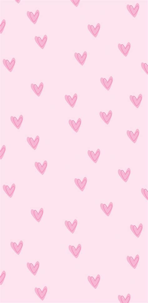 Freebie Pink Hearts Phone Wallpaper Valentines Wallpaper Iphone