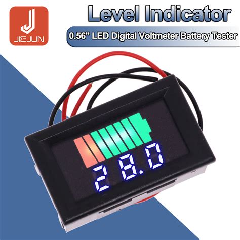 Led Digital Voltmeter Tester V Electric Vehicle Car