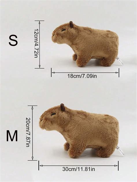 Molutian Tailles Jouets En Peluche D Animaux De Simulation Capybara