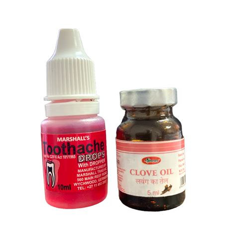 Toothache Drops 10ml & Pure Clove Oil 5ml - 2 Piece Set | Shop Today ...