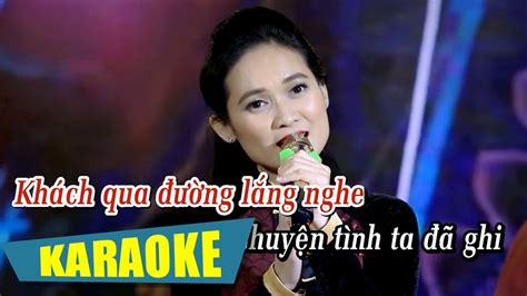 KARAOKE Con Đường Xưa Em Đi Hạnh Nguyên Bolero BEAT TONE NỮ YouTube