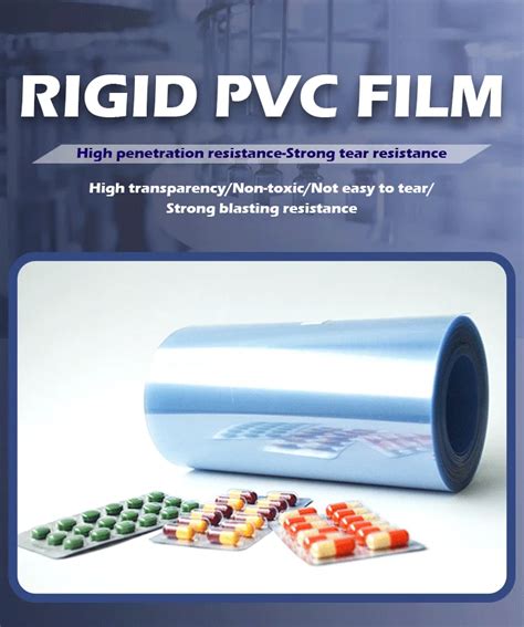 Tiptop Transparent Clear Plastic Pvc Sheet Rolls Semi Rigid Pvc Film