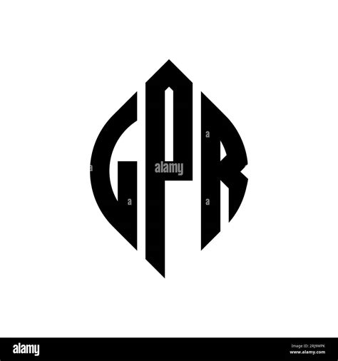 Lpr Circle Letter Logo Design With Circle And Ellipse Shape Lpr