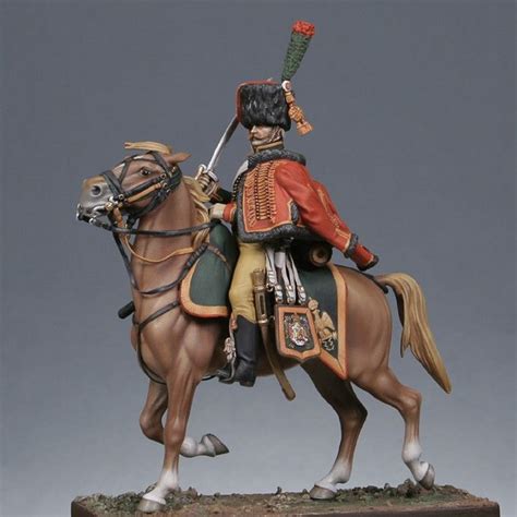 Mounted Chasseur Of The Guard Ceremonial Dress Cavaliers Napoleonic