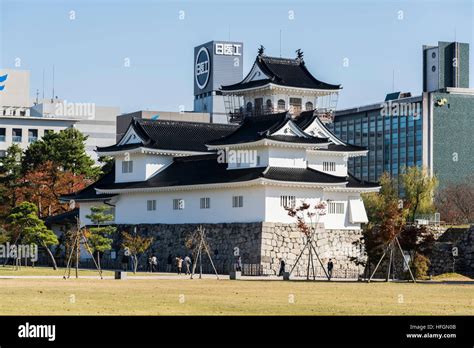 Toyama Castle Park Toyama City Toyama Prefecture Japan Stock Photo