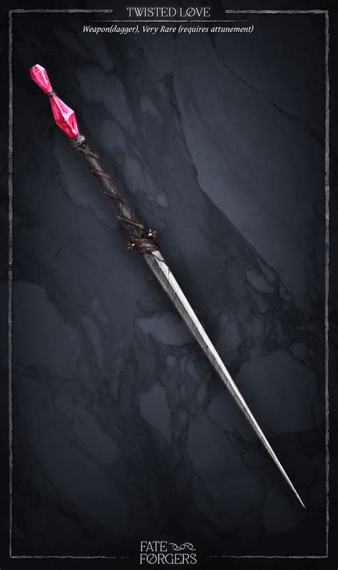 Twisted Love Weapondagger Very Rare Requires Attunement Oc