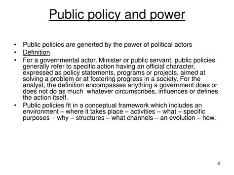 Ppt Understanding Public Policy Making Processes And Policy Makers
