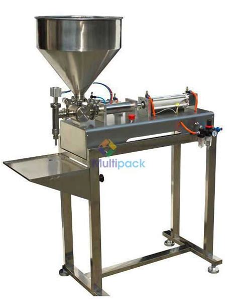 Pneumatic Viscous Cream Paste Filling Machine Gujarat India