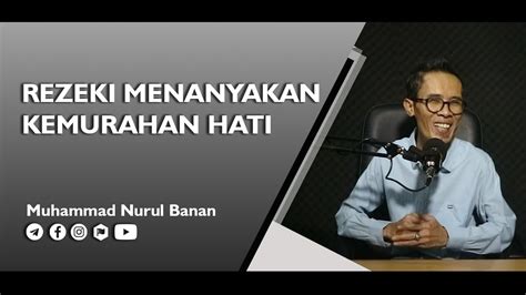 Rezeki Menanyakan Kemurahan Hati Youtube