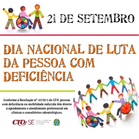 De Setembro Dia Nacional E Municipal De Luta Da Pessoa