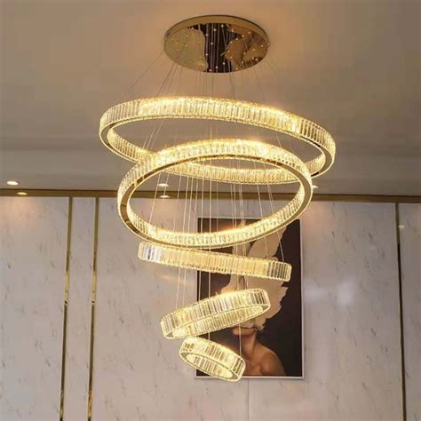 Jual Fl Lampu Gantung Ring Kristal Cm Modern Klasik Mewah