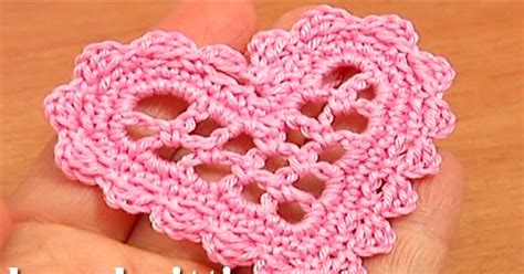 Hermoso aplicativo de corazón a crochet Curso tutorial paso a paso