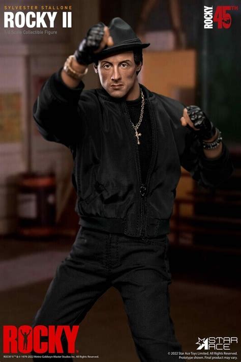 Rocky Rocky Balboa Sylvester Stallone Black Suit Normal Version