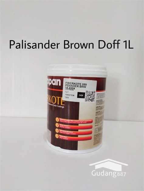 Jual Cat Propan Fiberkote GRC Psander Brown DOF 1L Lisplank