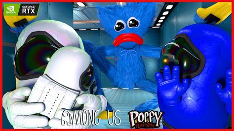 Huggy Wuggy Vs Crewmates Poppy Playtime Vs Among Us 3D Animation