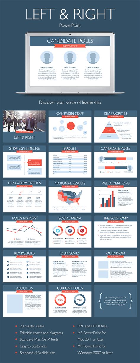 Discover Left Right PowerPoint Template InfographicNow Your