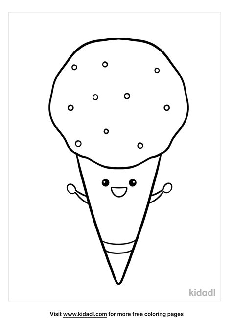 Free Snow Cone Coloring Page Coloring Page Printables Kidadl