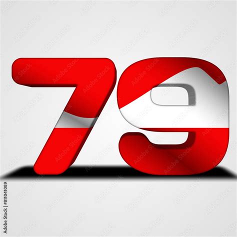 number  design  indonesian flag texture   red  white