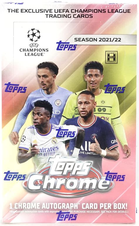 Topps Uefa Champions League Chrome Soccer Hobby Box Da Card World