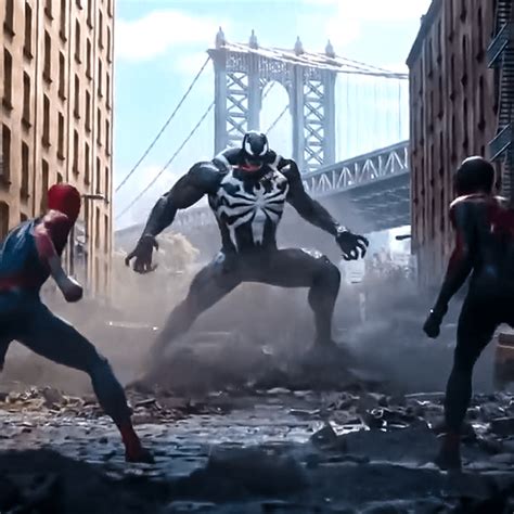 Spider Man Ps First Footage Of Venom Vs Peter Miles Released