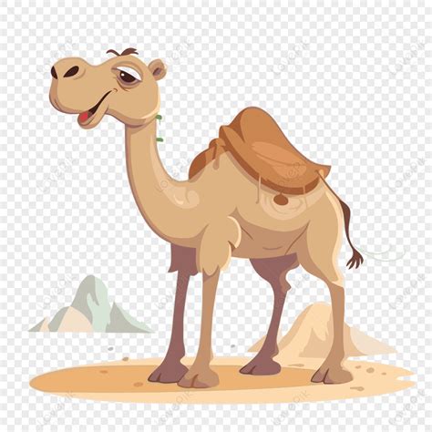 Camel Clipart Camel Cartoon Character Vector Illustration Characters