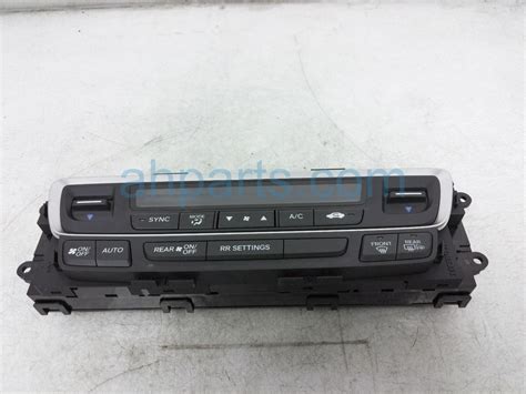 2019 Honda Passport Temperature Climate Heaterac Controlon Dash 79600 Tgs A51za