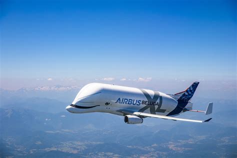 Airbus Beluga Xl Completes Its First Test Flight In France