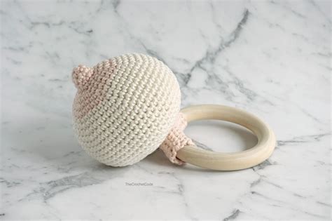 Crochet Pattern Boobie Boob Breast Rattle Teething Ring Toy Etsy