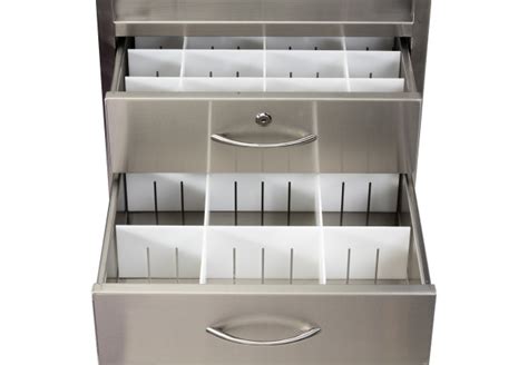 Stainless Steel Suture Trolleys 4 Half Drawers And 1 X Full Drawer 1