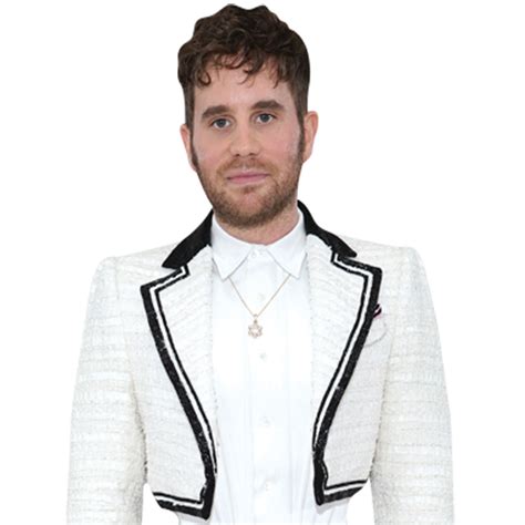 Ben Platt White Suit Half Body Buddy Celebrity Cutouts