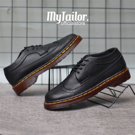 Jual MyTailor Assa Sepatu Formal Pria Pantofel Docmart Low Boots