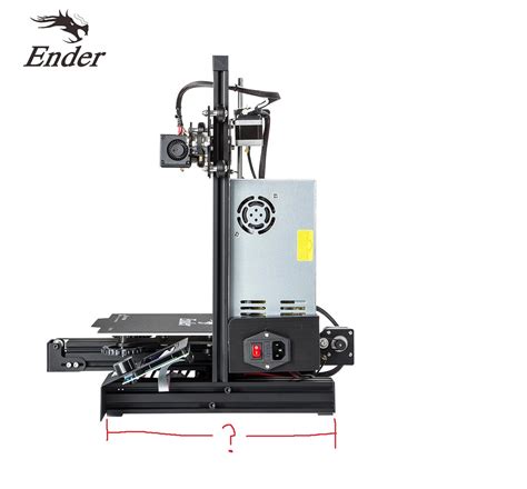 Ender 3/ pro machine dimensions for the "feet" : r/ender3