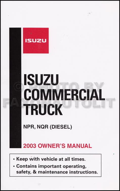 Manual For Isuzu Npr