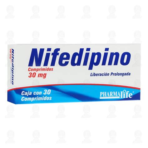 Nifedipino 30 Mg 30 Comprimidos Pharmalife