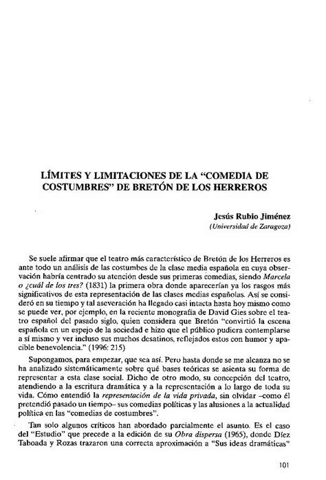 Pdf L Mites Y Limitaciones De La Comedia De Pdf Filese Puede Ver