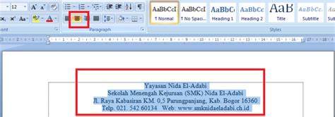 Cara Membuat Surat Di Microsoft Word Modul Komputer