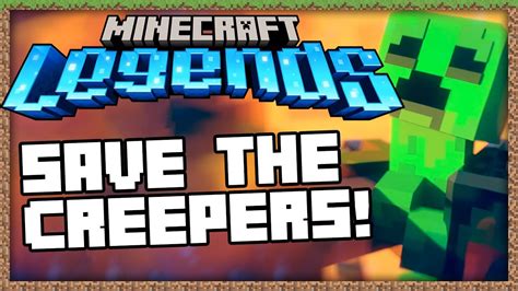 Save The Creepers Minecraft Legends Multiplayer Gameplay Youtube