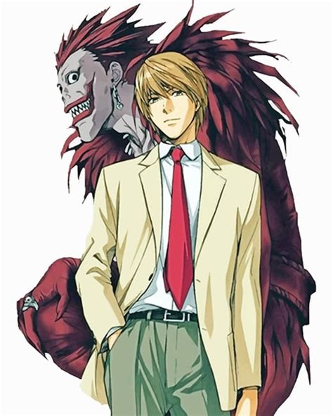 Light Yagami Ryuk Death Note New Paint By Number Painting By