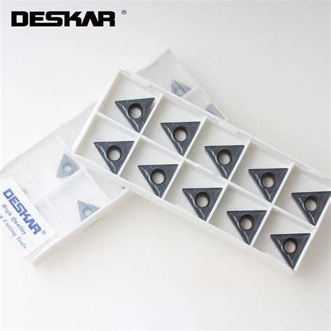 10PCS DESKAR TCMT110204 TCMT110208 MA LF6008 CNC Lathe Cutter Cutting