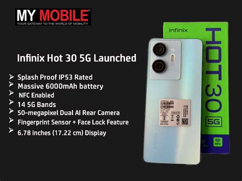 Infinix Launches The New Hot 30 5g A Premium Looking Device With Uninterrupted 5g Connectivity