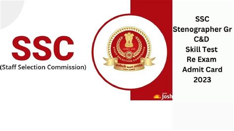 Ssc Stenographer Skill Test Admit Card 2023 Direct Link To Download