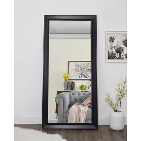 Red Barrel Studio® Black Full Length Huge Floor Mirror XL Mirror Large ...