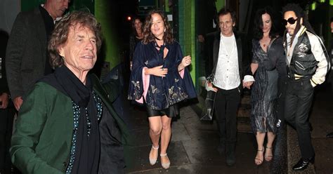 Mick Jagger Stayed At His Star Studded 80th Birthday Party For An Hour