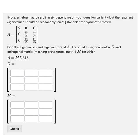 Solved [note Algebra May Be A Bit Nasty Depending On Your