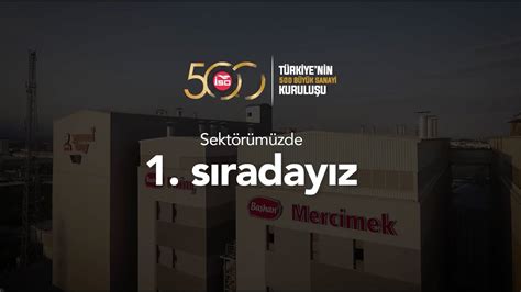 We Are Proud To Be The 150th Among Turkeys 500 Largest Industrial