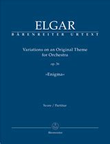 Elgar Edward Variations On An Original Theme For Orchestra Op