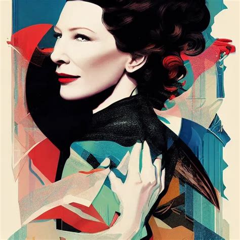 Cate Blanchett By Sachin Teng Karol Bak Rolf Stable Diffusion