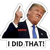 Amazon Pcs Trump I Did That Stickers Gas Pump Stickers Decal Anti Trump Stickers Fuck